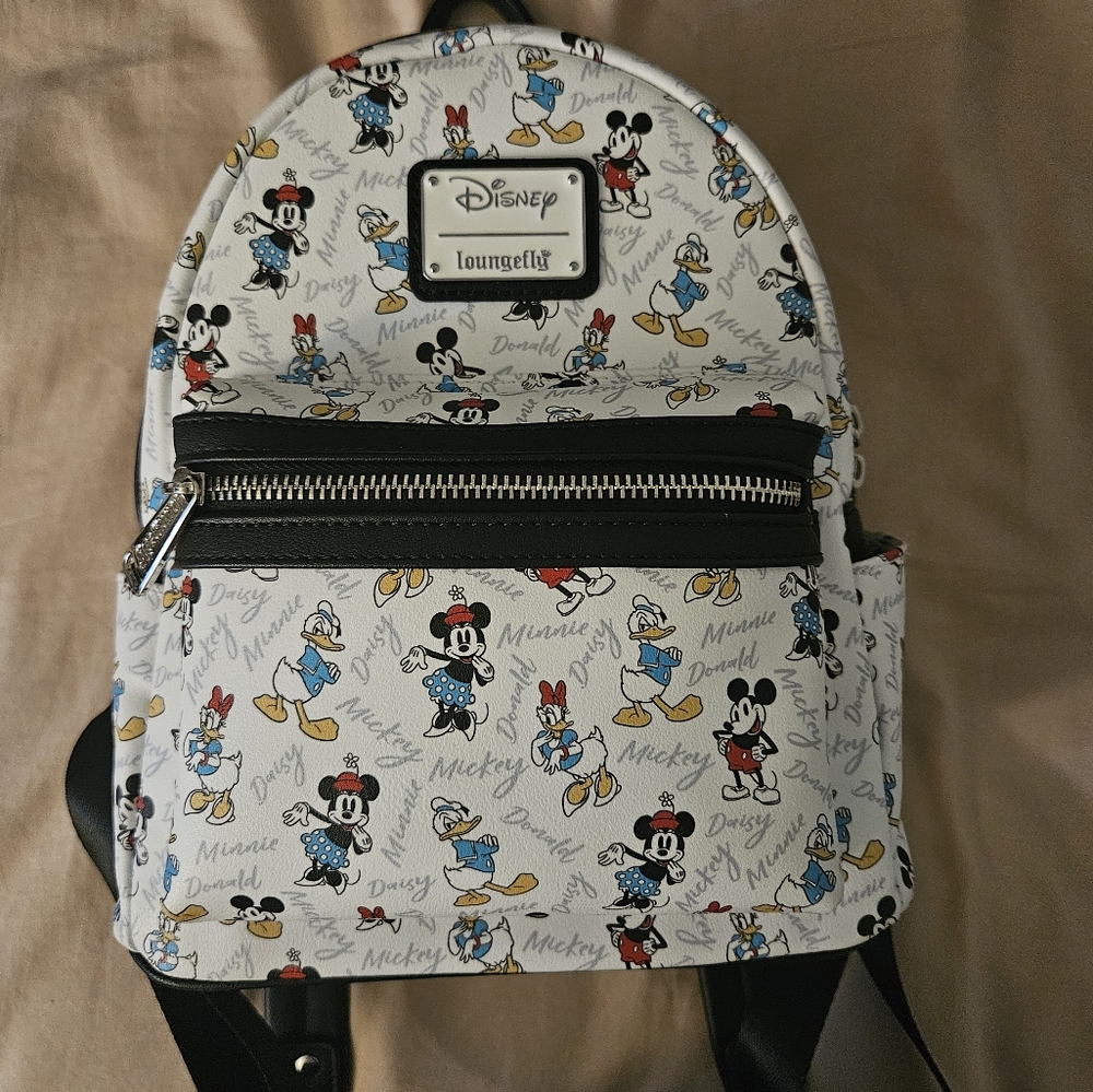 Loungefly Disney Mickey and Friends AOP Backpack